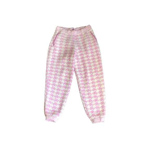 Skims Pink and White Fuzzy Patterned Pants - Picture 4 of 7